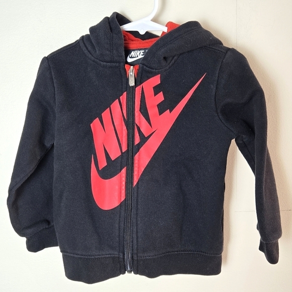 Boy's Baby Toddler Nike Full Zip Hoodie, Size 24 Months - Picture 1 of 3